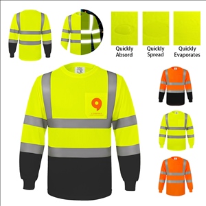 High Visibility Long Sleeve Safety T-Shirt